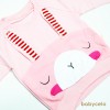 FAB 303 Pink Sweet BunnyLongtee Pants Set 