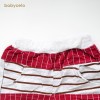 FAB 326 Red & Gray Stripe Square Formal Pants Set
