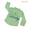 FAB 339 Green Shirt You Are My Lucky Pants Set
