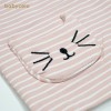 FAB 281 Pink Stripe Cat Baby Cute Pants Set