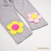 FAG 067 Polkadot Flower Pink Jacket Pants Set
