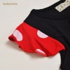 FAG 082 Black and Red Mickey Polkadot Pants Set