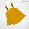 FAG 106 Yellow With Big Gold Buttons Dress
