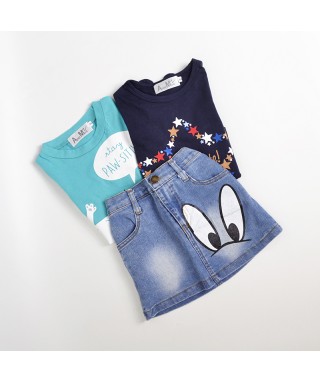 FAG 134 3in1 Tosca Tee Stay Paw, Navy Celebrate Pants Set