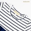FAG 052 White Stripe and Navy Tutu Dress Vest Set