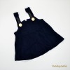 FAG 104 Navy With Big Gold Button Dress