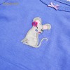Rom 518 3in1 Longslevee Blue Mouse White Sweet Heart Pants Set