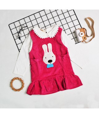 MCO 2253 Hotpink Rabbit 2in1 Dress