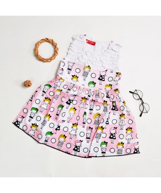 MCO 1033 Little Girl Ruffle Dress
