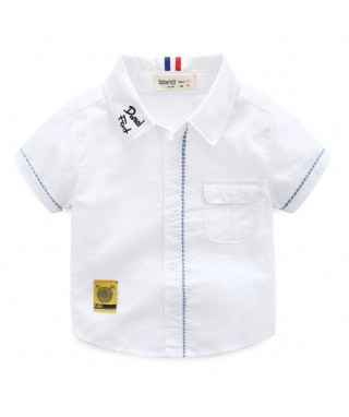 FAB 423 White List Stripe "Daniel Font" Shirt