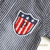 ROM 602 Navy stripped shirt logo "P" with Red Polka tie romper set 