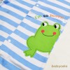 ROM 309 Soft Blue Stripe Frog Im So Happy