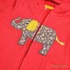 Rom 530 Red Jacket Elephant Jumper Yellow Polka Pants Set