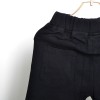FAB 384 Black Jeans Stripe White Pants Set