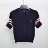 FAB 395 Navy Stripe On The Arm Sweater