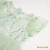Fag 181 Dress Lace Payet Leaf Mint