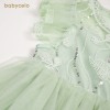 Fag 181 Dress Lace Payet Leaf Mint