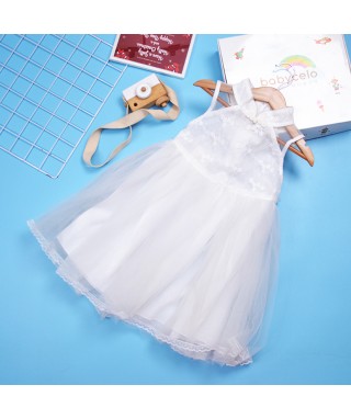 Fag 179 Dress Cheongsam White