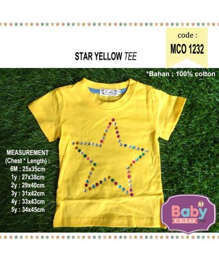 MCO 1232 Yellow Star Tee