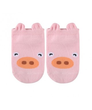 KKR 7 Kaos Kaki Korea Pink Piggy