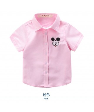 FAB 073 Pink Shirt Motif Mickey 