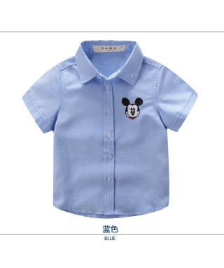 FAB 074 Blue Shirt Motif Mickey 