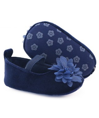 PW 424 Blue Flower Balerina Shoes