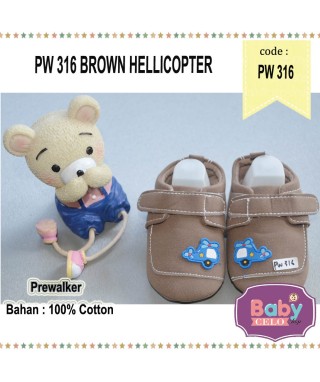 PW 316 BROWN HELLICOPTER