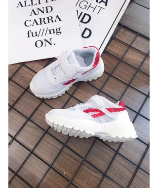 Sps 010 Sepatu Sneakers White Blink Red