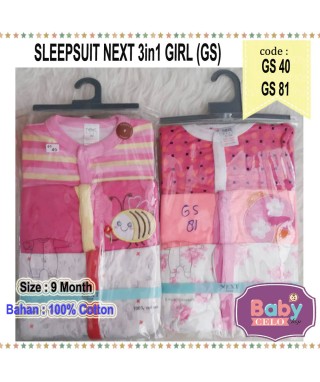 SLEEPSUIT NEXT 3in1 GIRL (GS)