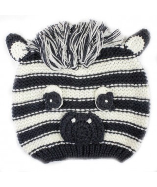 HAT 80 Zebra Knitted